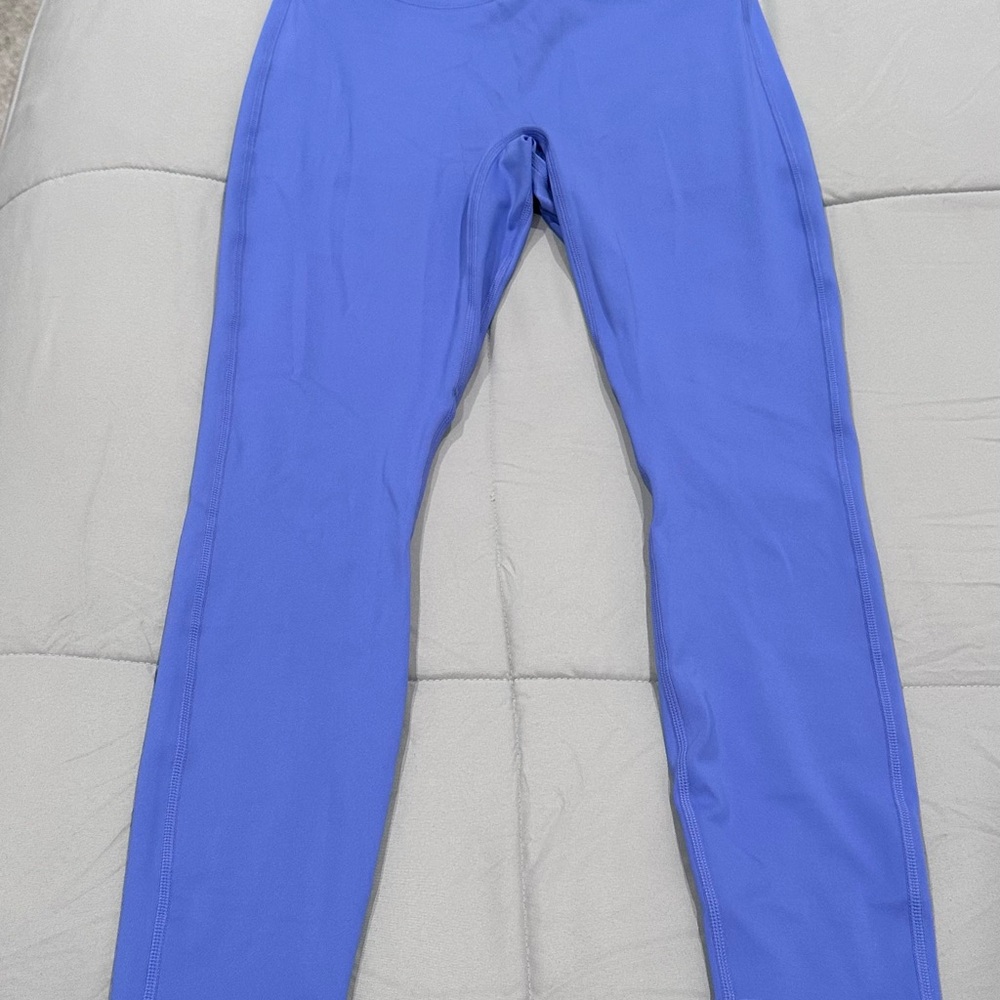 Fabletics Motion365 Blue Leggings Size Medium SHORT